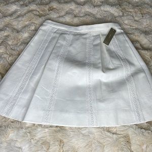 NWT {J Crew} Embellished Stripe Cotton Skirt with Pockets!!!